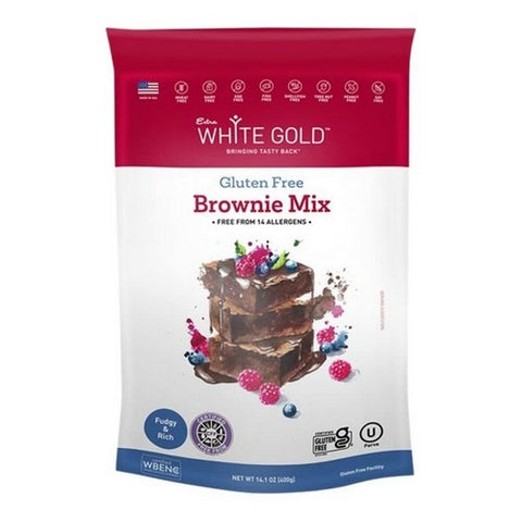 Extra White Gold, Mix Brownie Fudgy, 14.1 Oz (Case Of 6)