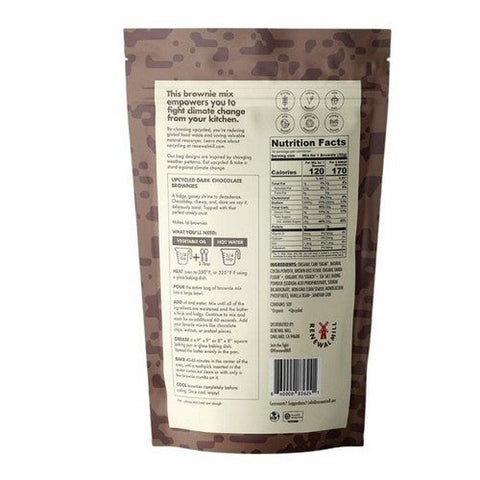 Renewal Mill, Upcycled Dark Chocolate Brownie Mix, 18 Oz (Case Of 6) Renewal Mill