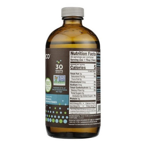 Inner Eco, Original Unsweetened Sparkling Probiotic Coconut Water, 15 Oz (Case Of 4)