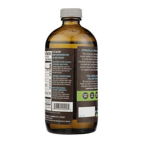 Inner Eco, Original Unsweetened Sparkling Probiotic Coconut Water, 15 Oz (Case Of 4)