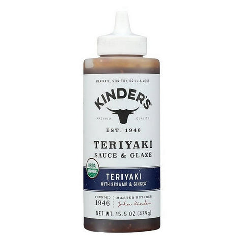 Kinders, Organic Teriyaki Sauce, 15.5 Oz (Case Of 6)
