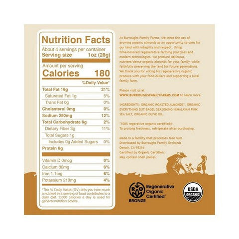 Burroughs Family Farms, Everything But The Bagel, 4 Oz (Case Of 6) Burroughs Family Farms