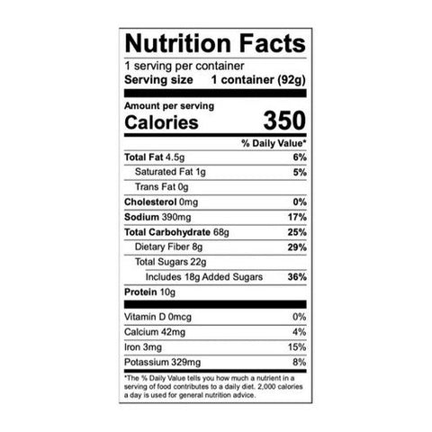 Anthem, Anthem Super Fruit Whole Grain Oatmeal, 3.25 Oz (Case Of 6) Anthem
