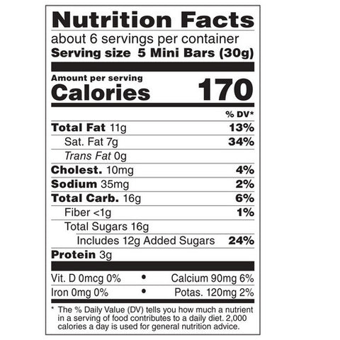 Kinders, Chocolate Mini Size Pack, 7.2 Oz (Case Of 8)