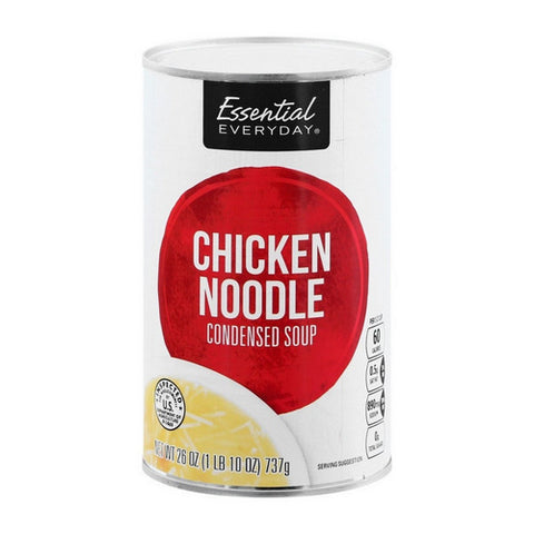 Chicken Noodle Condensed Soup 26 Oz (Case Of 12) by Essential Everyday
