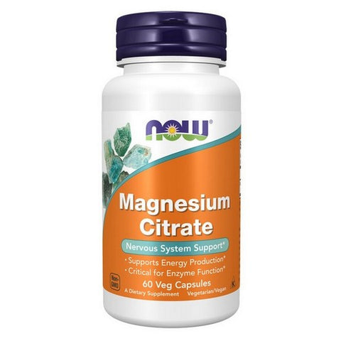 Now Foods, Magnesium Citrate, 60 Veggie Capsules