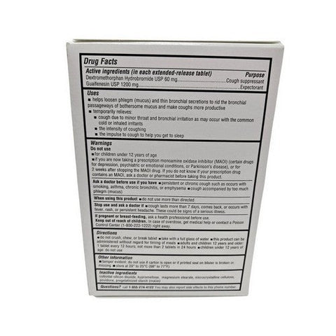Auro Health, Guaifenesin Dextromethorphan, 60 Mg, 28 Tabs Auro Health