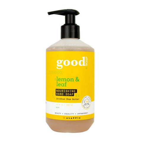 Alaffia, Alaffia Lemon And Leaf Hand Soap, 12 Oz