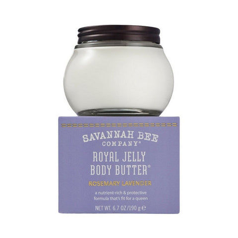 Savannah Bee Co, Royal Jelly Body Butter Rosemary Lavender, 6.7 Oz