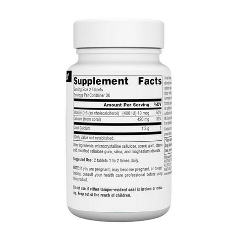 Source Naturals, Coral Calcium, 60 Tabs