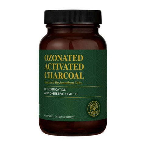 Global Healing Center, Ozonated Activated Charcoal, 60 Capsules