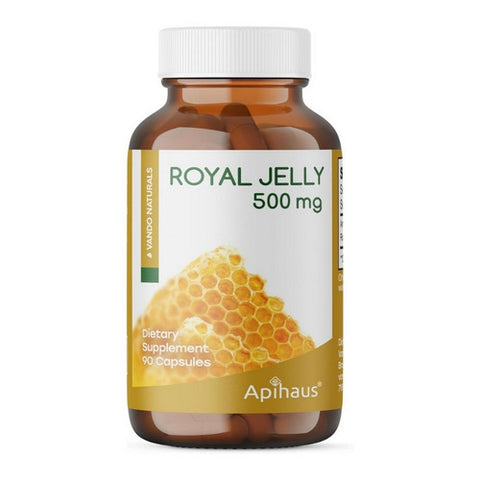Apihaus, Royal Jelly, 500 Mg, 90 Capsules