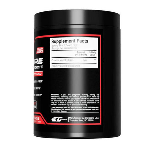 EC Sports, Creatine Micronized Powder, 300 Grams
