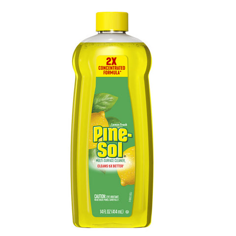 Pine-Sol, Multi Surface Cleaner Concentrated Lemon Fresh Scent, 14 Oz (Case Of 12)