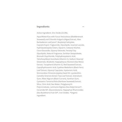 The Seaweed Bath Co., Sheer Tint Face Fluid Mineral Sunscreen Spf 50, 1.7 Oz