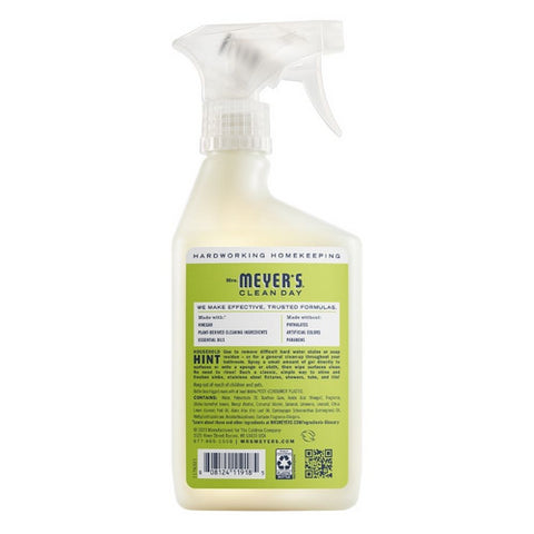 Mrs. Meyers Clean Day, Lemon Verbena Vinegar Gel Cleaning Spray, 16 Oz