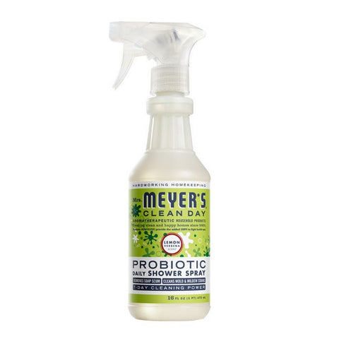 Mrs. Meyers Clean Day, Lemon Verbena Probiotic Daily Shower Spray, 16 Oz