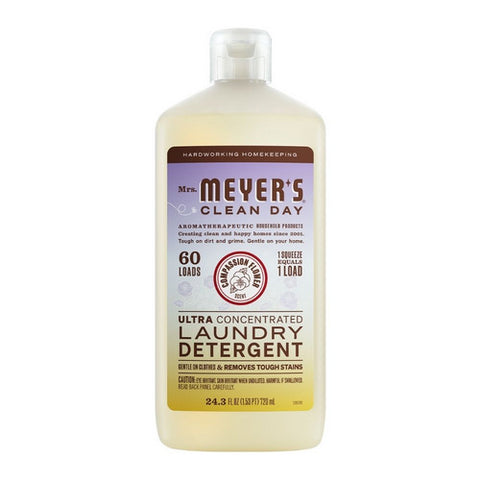 Mrs. Meyers Clean Day, Flower Ultra Concentrated Detergent, 24.3 Oz
