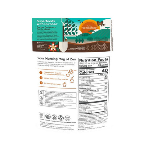 Navitas Organics, Organic Matcha Latte, 3.1 Oz