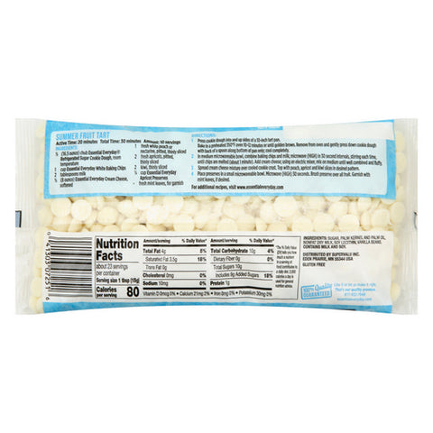 Essential Everyday, White Baking Chips, 12 Oz (Case Of 12)