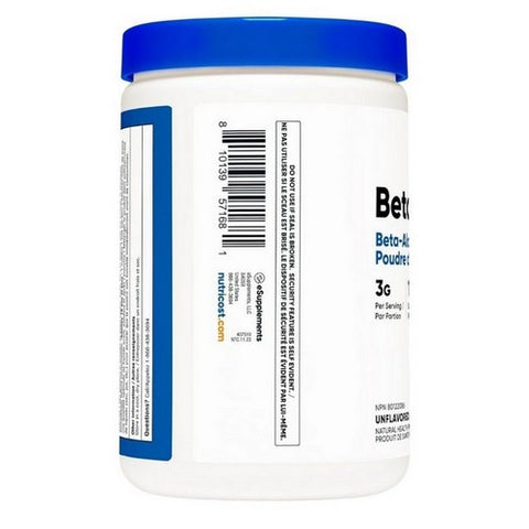 Nutricost, Beta Alanine Powder, 500 Grams