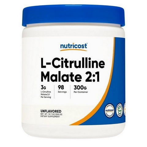 Nutricost, L-Citrulline Malate (2:1) Powder, 300 Grams