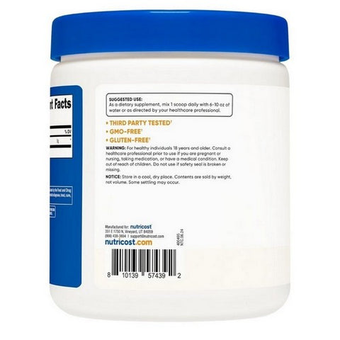 Nutricost, L-Arginine Powder, 250 Grams