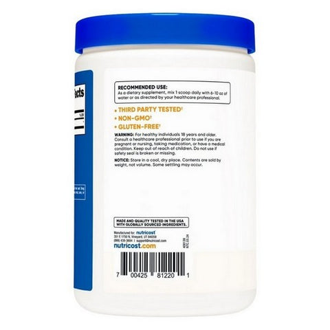 Nutricost, D-Aspartic Acid Unflavoured, 300 Grams