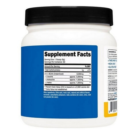 Nutricost, BCAA Powder Orange Mango, 60 Servings