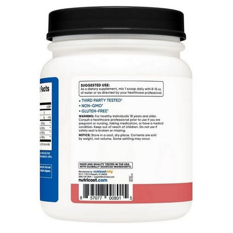 Nutricost, BCAA Powder Raspberry Lemonade, 90 Servings