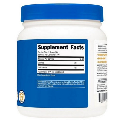 Nutricost, L-Glutamine Powder, 500 Grams
