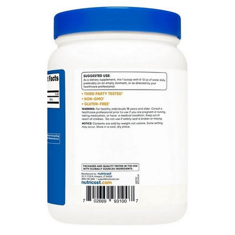 Nutricost, GABA Powder, 500 Grams