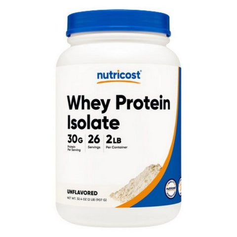 Nutricost, Whey Protein Isolate Powder Strawberry Milkshake, 2 Lbs
