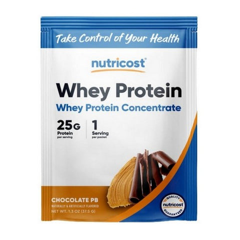 Nutricost, Whey Protein Concentrate Chocolate Peanut Butter, 1 Serving