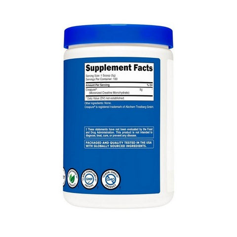 Nutricost, Performance Creatine Monohydrate Unflavoured, 500 Grams