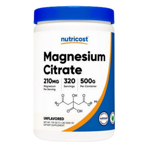 Nutricost, Magnesium Citrate Powder, 500 Grams