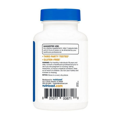 Nutricost, Butterbur Extract Capsules, 75 Mg, 120 Count