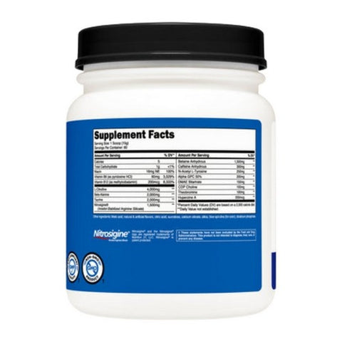 Nutricost, Pre-X Blue Raspberry, 60 Servings