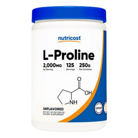 Nutricost, L-Proline Powder, 250 Grams