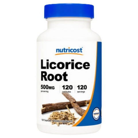 Nutricost, Licorice Root Capsules, 500 Mg, 120 Count
