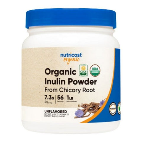 Nutricost, Organic Inulin Powder, 1 Lb