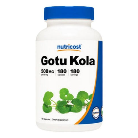 Nutricost, Gotu Kola Capsules, 500 Mg, 180 Count