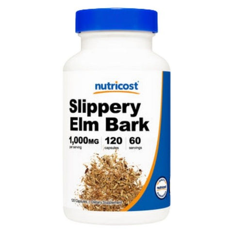 Nutricost, Slippery Elm Capsules, 1000 Mg, 120 Count