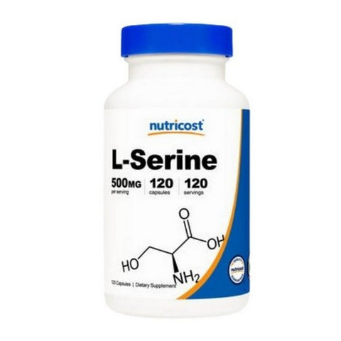 Nutricost, L-Serine Capsules, 500 Mg, 120 Count