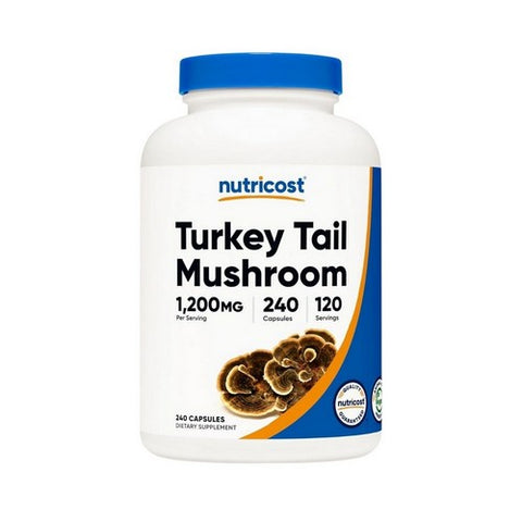 Nutricost, Turkey Tail Mushroom, 1200 Mg, 240 Caps