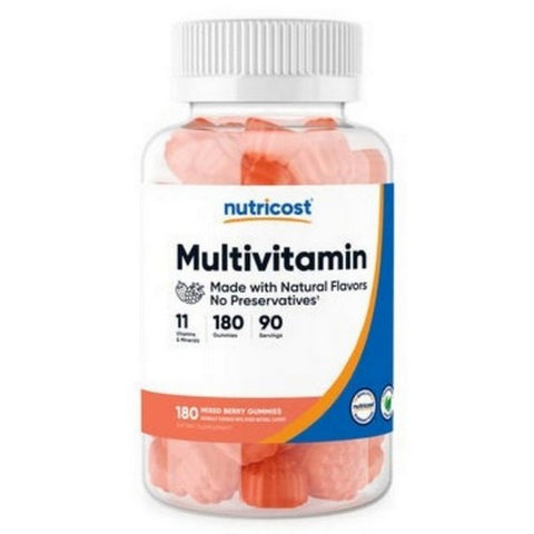 Nutricost, Multivitamin Gummy Berry, 180 Count
