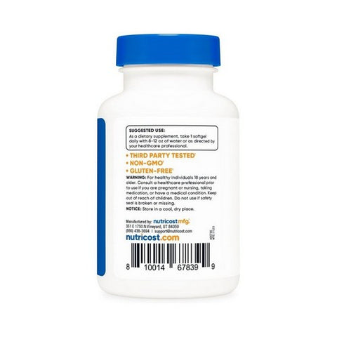 Nutricost, Lycopene, 20 Mg, 60 Softgels