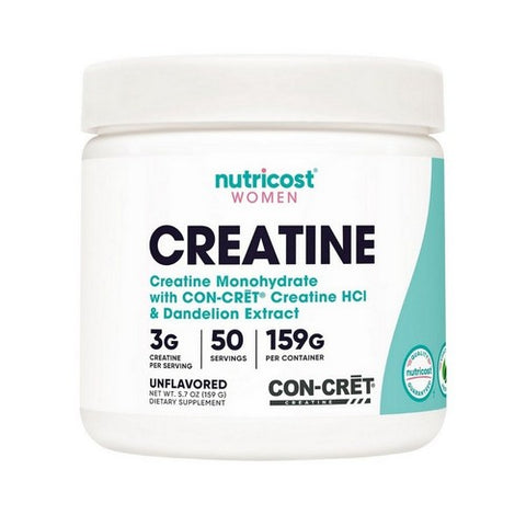 Nutricost, Creatine Monohydrate for Women Unflavored, 50 Servings