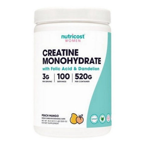 Nutricost, Creatine Monohydrate for Women Peach Mango, 100 Servings