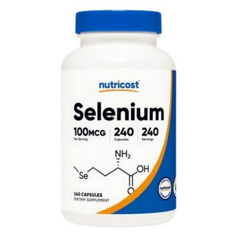 Nutricost, Selenium Capsules, 100 Mcg, 240 Count